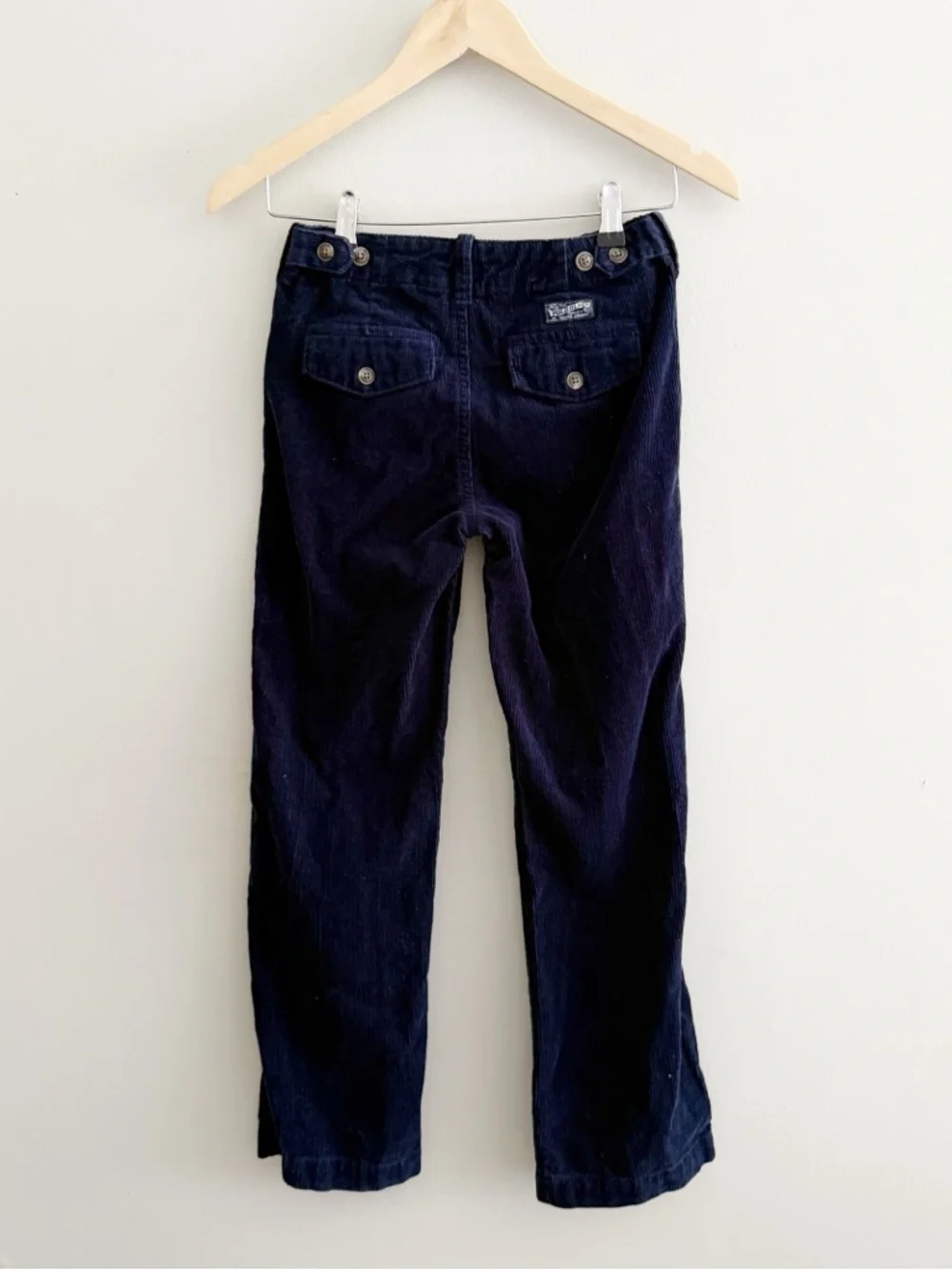Ralph Lauren Navy Blue Corduroy Straight Leg Boys Pants size 10 years